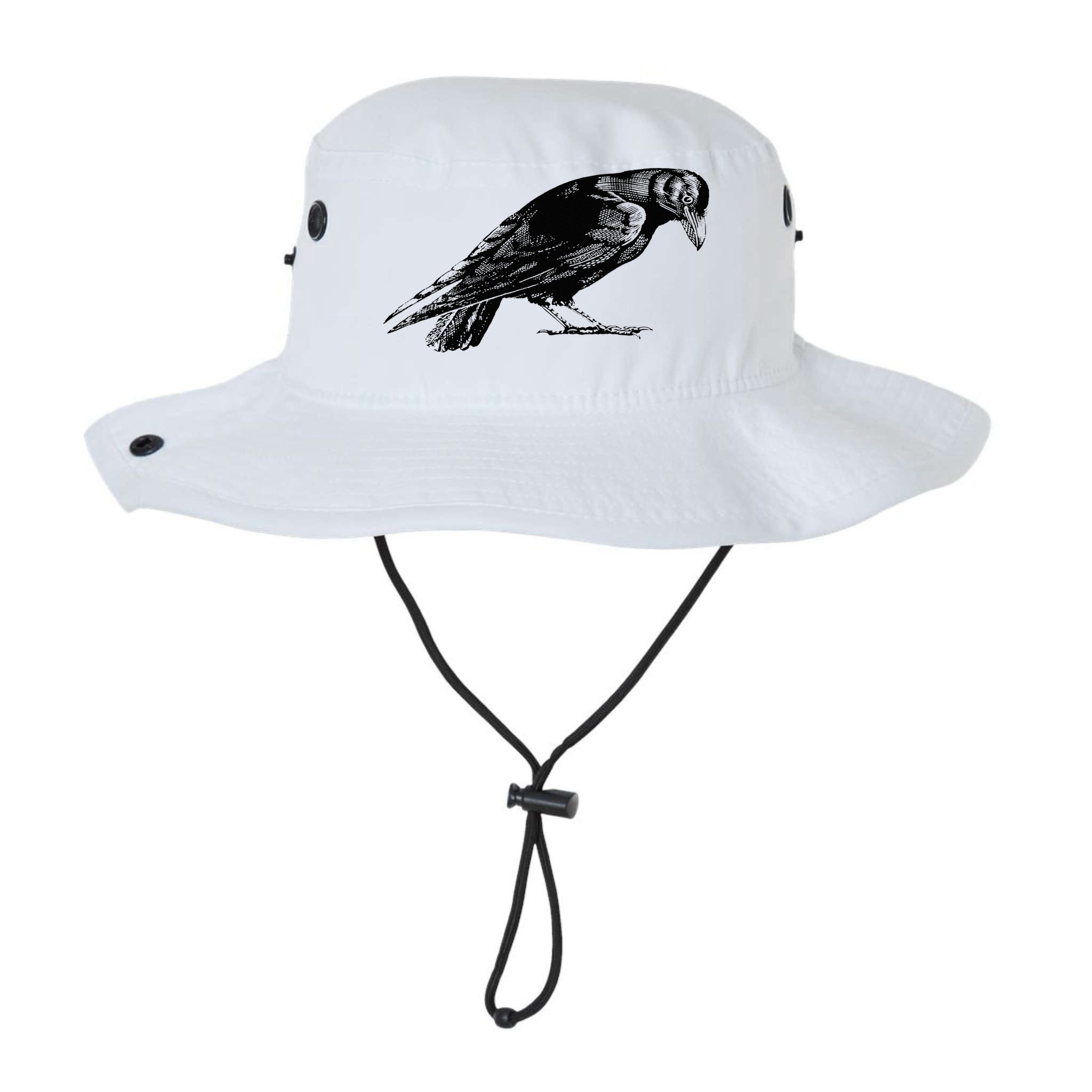 Antique Crow or Raven Bucket Hat