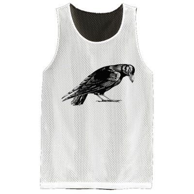 Antique Crow or Raven Mesh Reversible Basketball Jersey Tank
