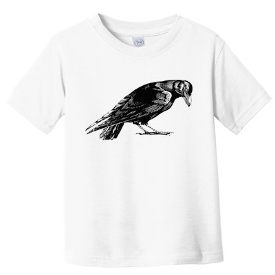Antique Crow or Raven Toddler T-Shirt