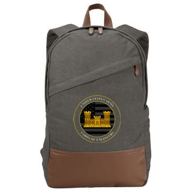 Army Corps Of Engineers Usace Cotton Canvas Backpack