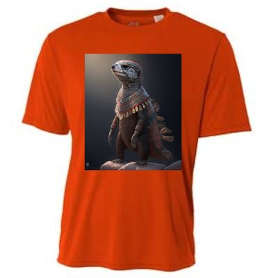 Aesthetic Cool Otter Design Aesthetic Cool Art Otter Gift Cooling Performance Crew T-Shirt