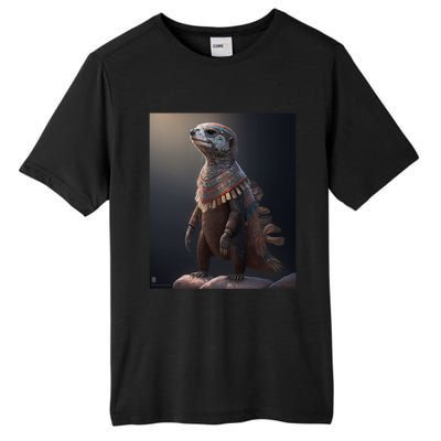 Aesthetic Cool Otter Design Aesthetic Cool Art Otter Gift Tall Fusion ChromaSoft Performance T-Shirt