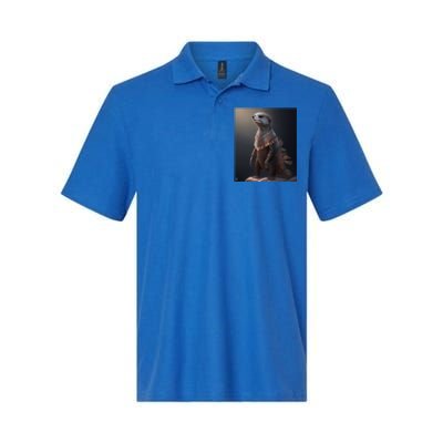 Aesthetic Cool Otter Design Aesthetic Cool Art Otter Gift Softstyle Adult Sport Polo