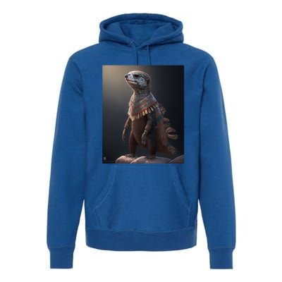 Aesthetic Cool Otter Design Aesthetic Cool Art Otter Gift Premium Hoodie