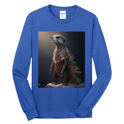 Aesthetic Cool Otter Design Aesthetic Cool Art Otter Gift Tall Long Sleeve T-Shirt