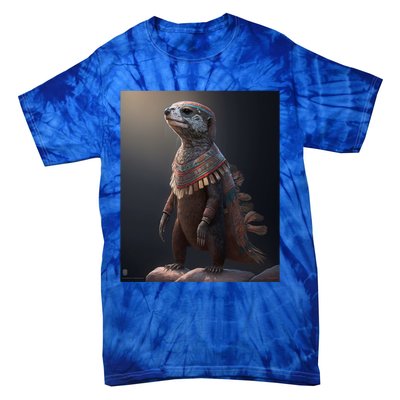 Aesthetic Cool Otter Design Aesthetic Cool Art Otter Gift Tie-Dye T-Shirt