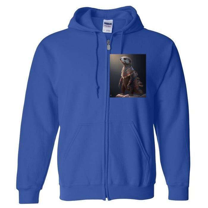 Aesthetic Cool Otter Design Aesthetic Cool Art Otter Gift Full Zip Hoodie