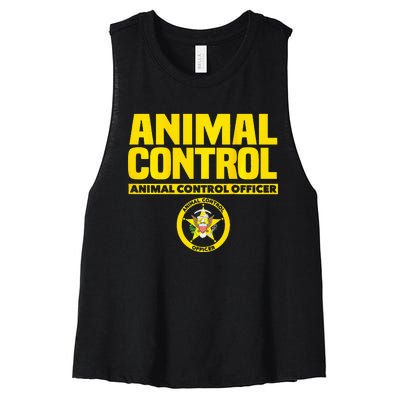 Animal Control Officer Public Safety Uniform Patrol Women's Racerback Cropped Tank