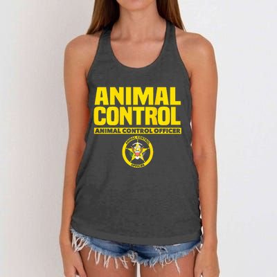 Animal Control Officer Public Safety Uniform Patrol Women's Knotted Racerback Tank