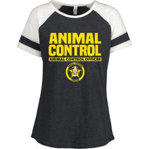 Animal Control Officer Public Safety Uniform Patrol Enza Ladies Jersey Colorblock Tee