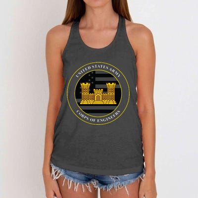 Army Corps Of Engineers USACE Women's Knotted Racerback Tank