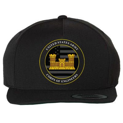 Army Corps Of Engineers USACE Wool Snapback Cap