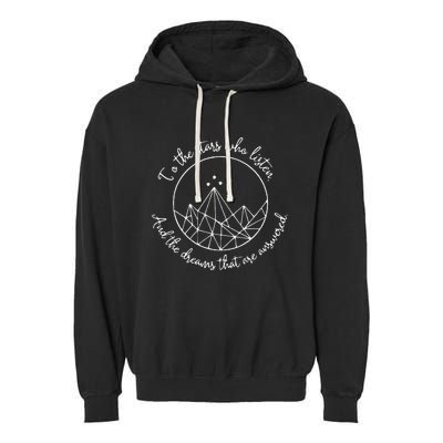 A Court Of Thorns And Roses Court Night Court Stars Dream Garment-Dyed Fleece Hoodie