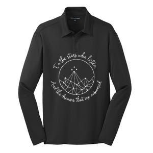 A Court Of Thorns And Roses Court Night Court Stars Dream Silk Touch Performance Long Sleeve Polo