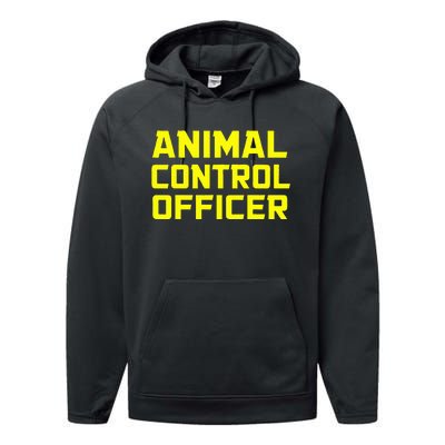 Animal Control Officer Halloween Costume Performance Fleece Hoodie