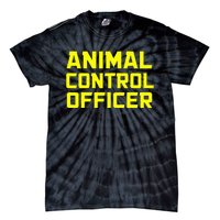 Animal Control Officer Halloween Costume Tie-Dye T-Shirt