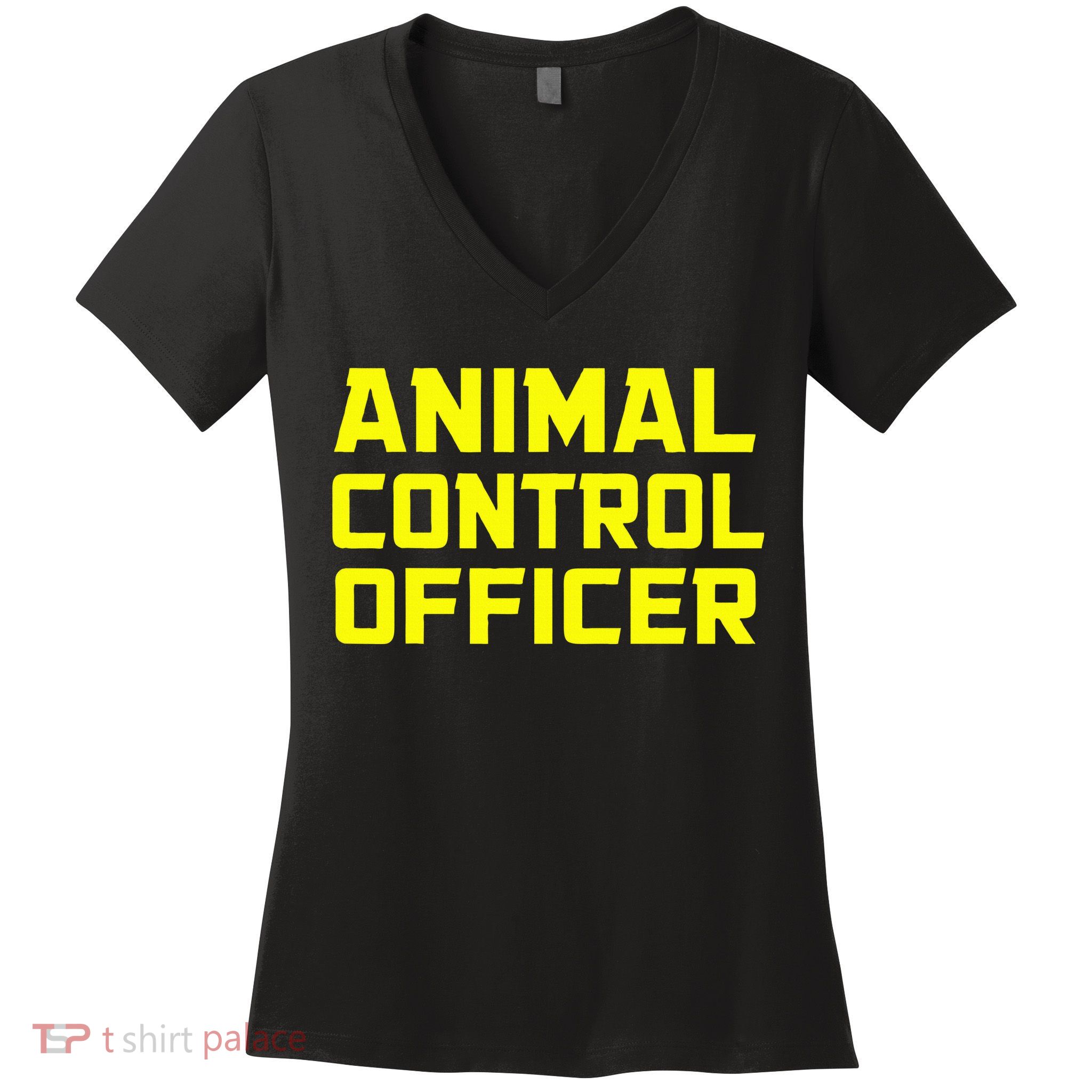 Animal Control Officer Halloween Costume Women's V-Neck T-Shirt