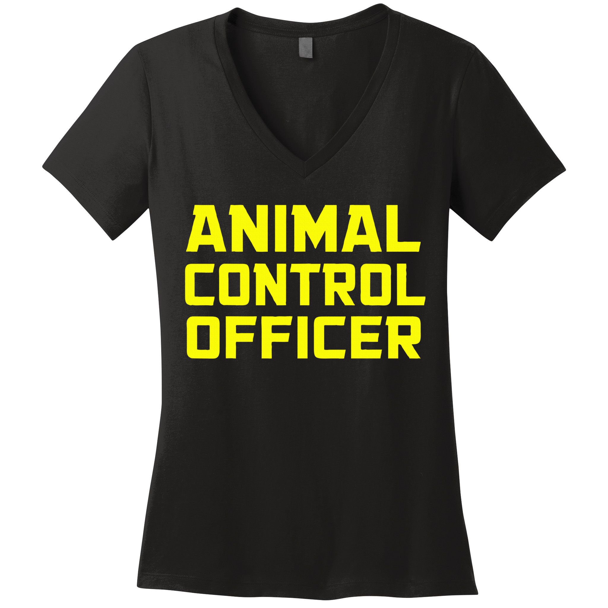 Animal Control Officer Halloween Costume Women's V-Neck T-Shirt