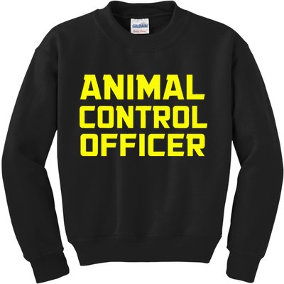 Animal Control Officer Halloween Costume Kids Sweatshirt