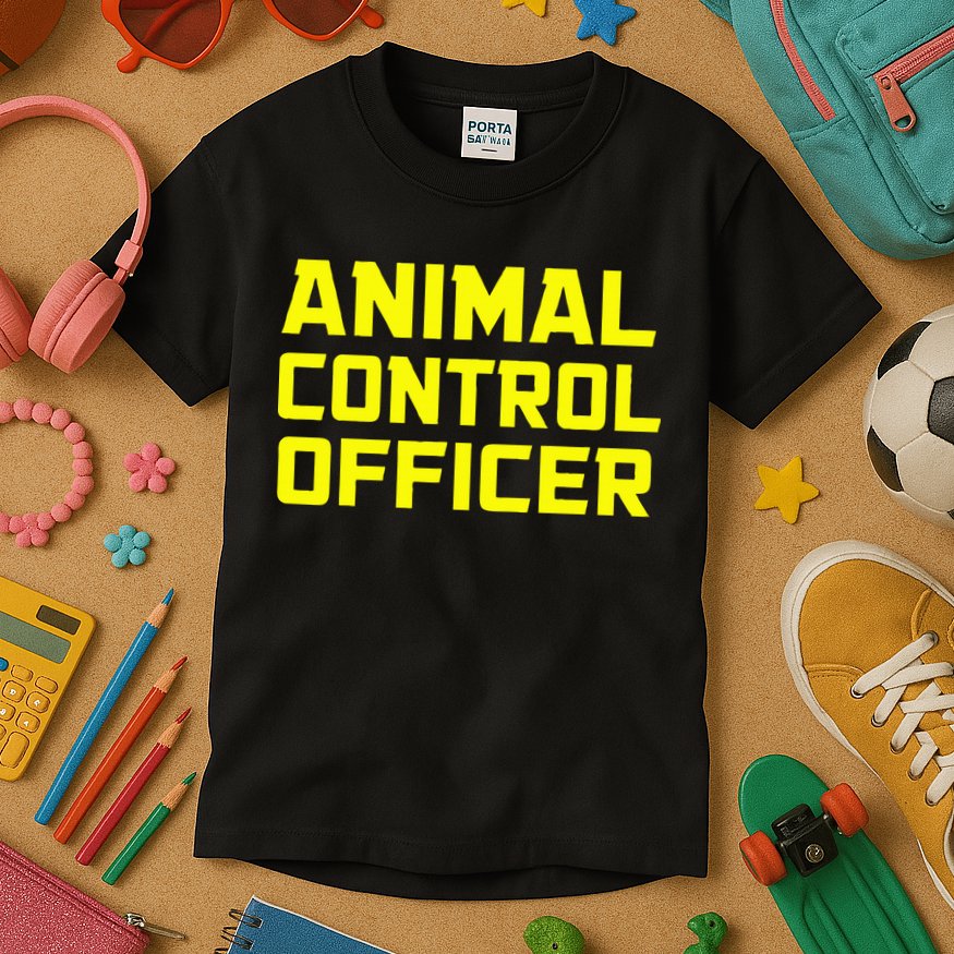 Animal Control Officer Halloween Costume Kids T-Shirt