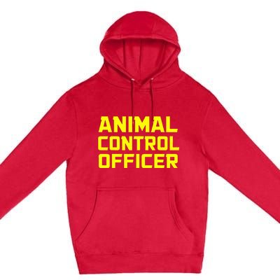 Animal Control Officer Halloween Costume Premium Pullover Hoodie