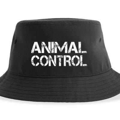 Animal Control Officer Halloween Costume Gift Sustainable Bucket Hat