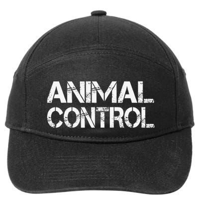 Animal Control Officer Halloween Costume Gift 7-Panel Snapback Hat