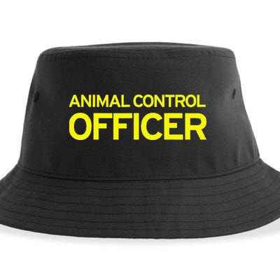 Animal Control Officer Halloween Costume Sustainable Bucket Hat