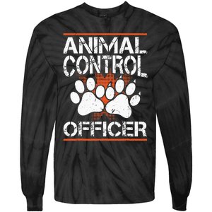 Animal Control Officer Tie-Dye Long Sleeve Shirt