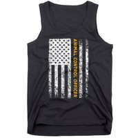 Animal Control Officer Flag Wildlife Rescue Patrol Control Tank Top