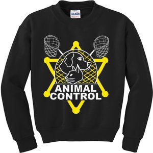 Animal Control Officer Catcher Cats Dogs Kids Sweatshirt