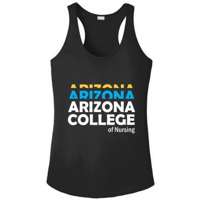 Arizona College Of Nursing Back To School Nurse Education Ladies PosiCharge Competitor Racerback Tank