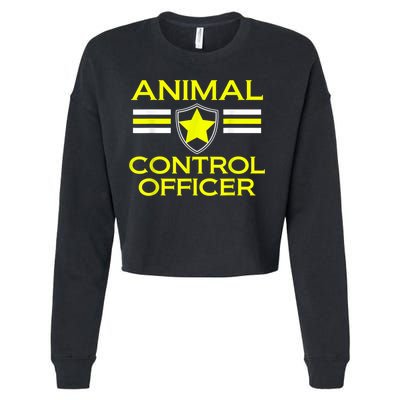 Animal Control Officer Cropped Pullover Crew