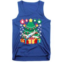 Airplane Christmas Ornats Funny Aviation Lover Pilot Gift Tank Top