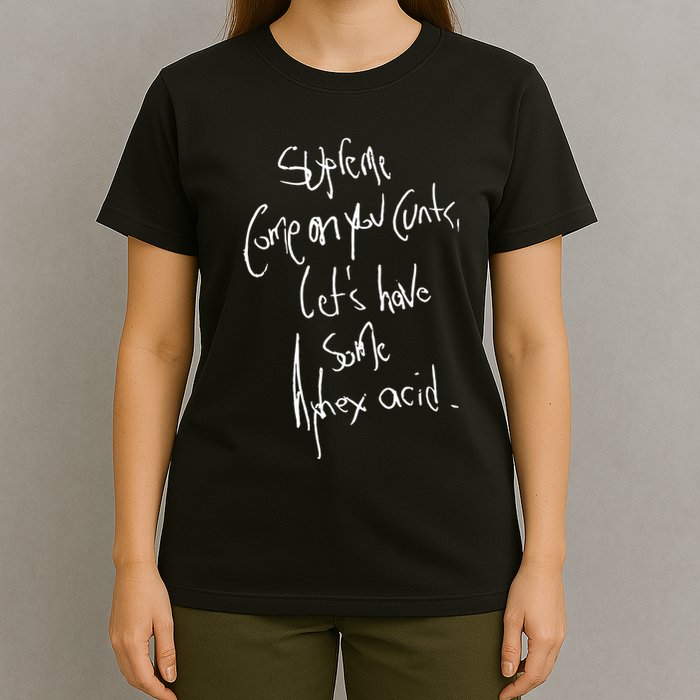Aphextwin Come On You Cunts LetS Have Some Aphex Acid T-Shirt