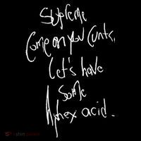 Aphextwin Come On You Cunts LetS Have Some Aphex Acid Poster