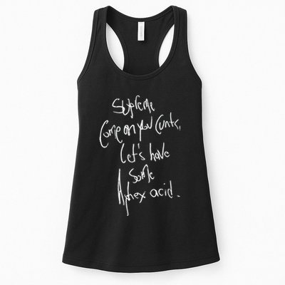Aphextwin Come On You Cunts LetS Have Some Aphex Acid Womens Tank Top