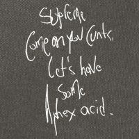 Aphextwin Come On You Cunts LetS Have Some Aphex Acid Cotton Canvas Backpack