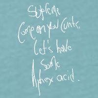 Aphextwin Come On You Cunts LetS Have Some Aphex Acid Sueded Cloud Jersey T-Shirt