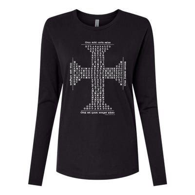 Angelic Cross Of Saint Thomas Aquinas Gift Womens Cotton Relaxed Long Sleeve T-Shirt