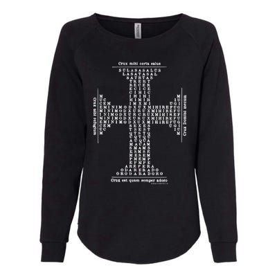 Angelic Cross Of Saint Thomas Aquinas Gift Womens California Wash Sweatshirt