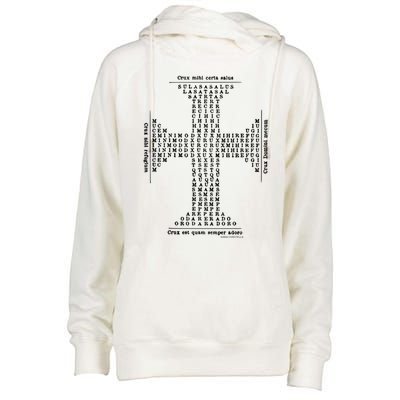 Angelic Cross Of Saint Thomas Aquinas Gift Womens Funnel Neck Pullover Hood