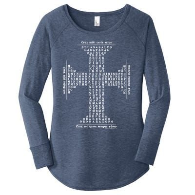 Angelic Cross Of Saint Thomas Aquinas Gift Women's Perfect Tri Tunic Long Sleeve Shirt