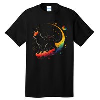 Astronaut Cat or Funny Galaxy Cat on Space Cat Lover Tall T-Shirt