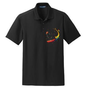 Astronaut Cat or Funny Galaxy Cat on Space Cat Lover Dry Zone Grid Polo