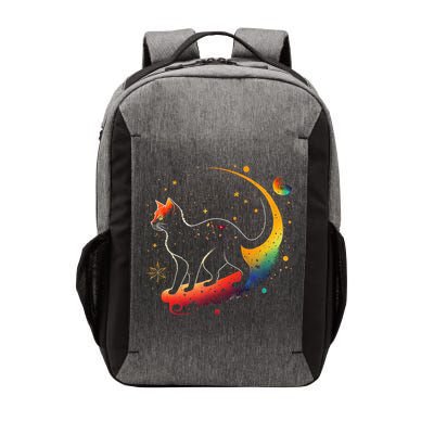 Astronaut Cat or Funny Galaxy Cat on Space Cat Lover Vector Backpack