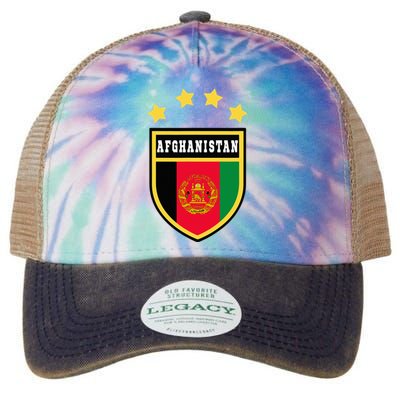 Afghanistan Coat Of Arms Flag Souvenir Kabul Legacy Tie Dye Trucker Hat