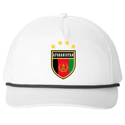 Afghanistan Coat Of Arms Flag Souvenir Kabul Snapback Five-Panel Rope Hat