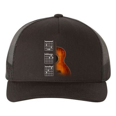 Acoustic Guitar Chords Yupoong Adult 5-Panel Trucker Hat