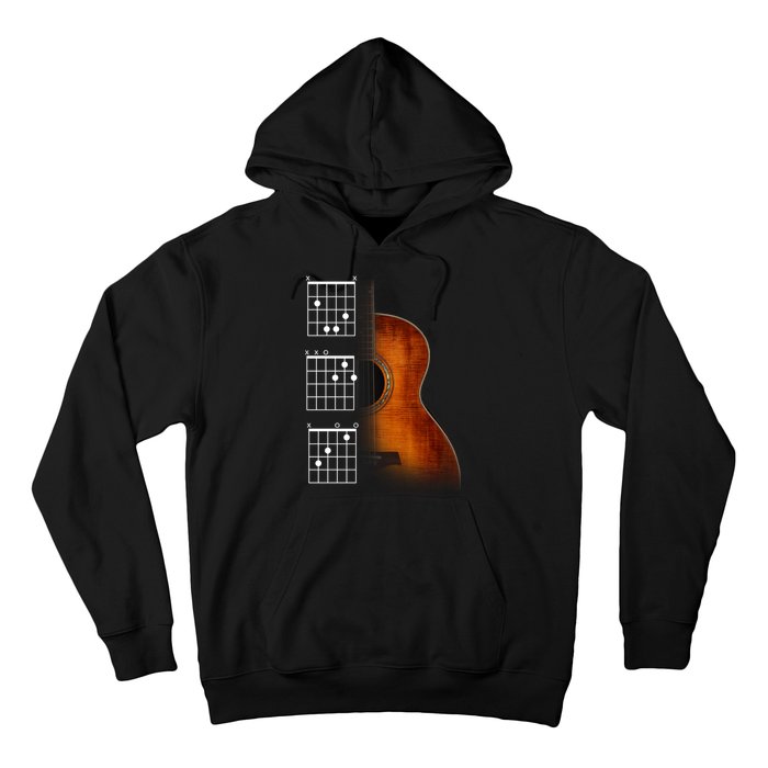 Acoustic Guitar Chords Hoodie